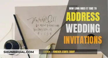 Addressing Wedding Invites: How Long Does It Take?