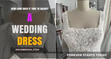 Adjusting Your Wedding Dress: How Long Does It Take?