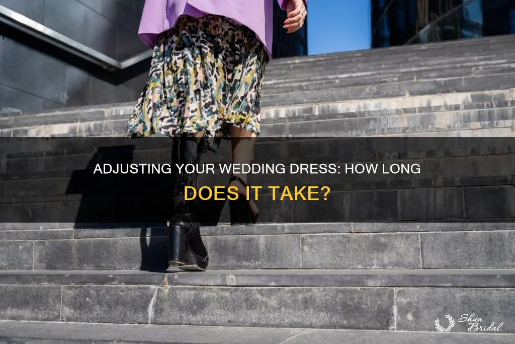 how long does it take to adjust a wedding dress