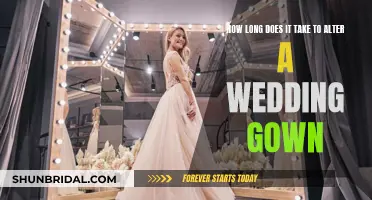 Altering a Wedding Gown: The Timeline You Need to Know