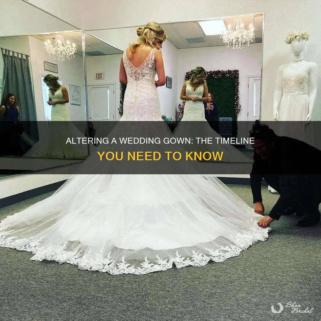 how long does it take to alter a wedding gown