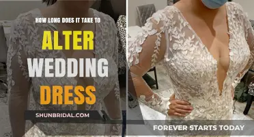 Altering Your Wedding Dress: How Long Does It Take?