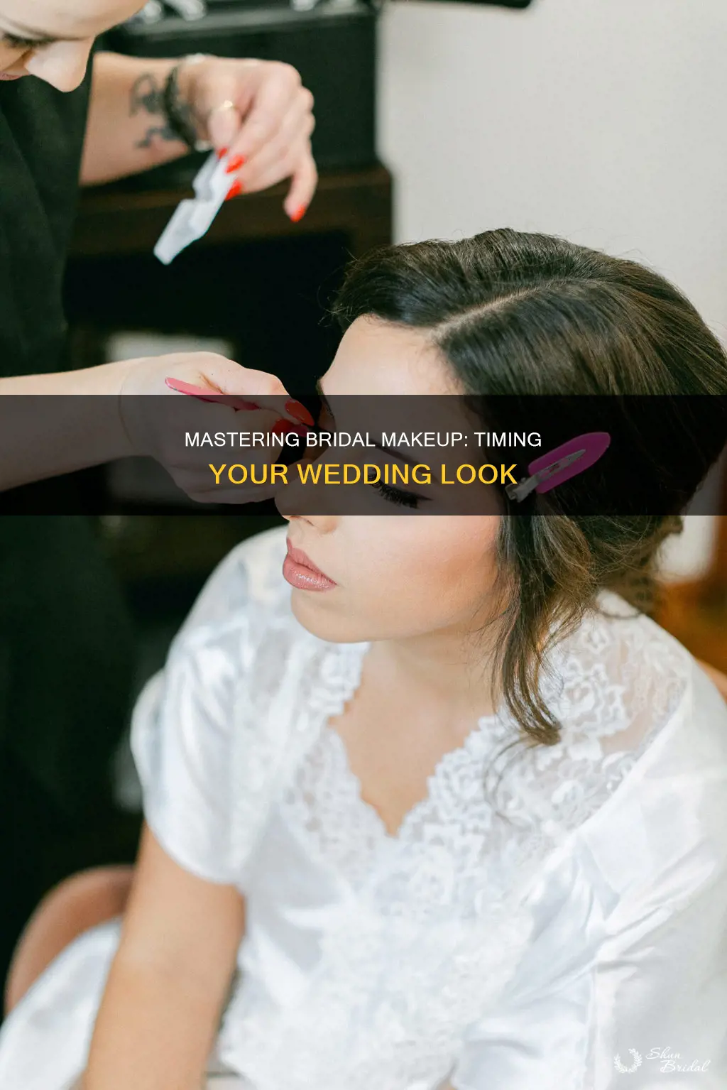 how long does it take to apply makeup for wedding