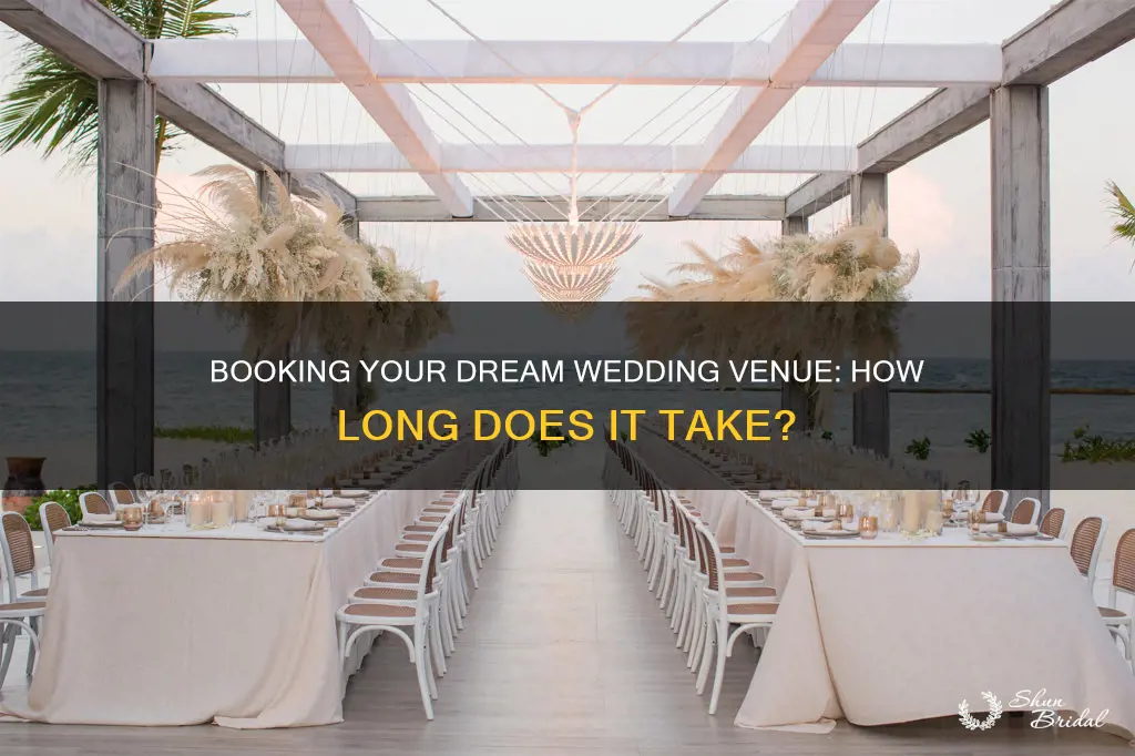how long does it take to book a wedding venue