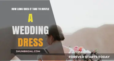 Bustling a Wedding Dress: How Long Does It Take?