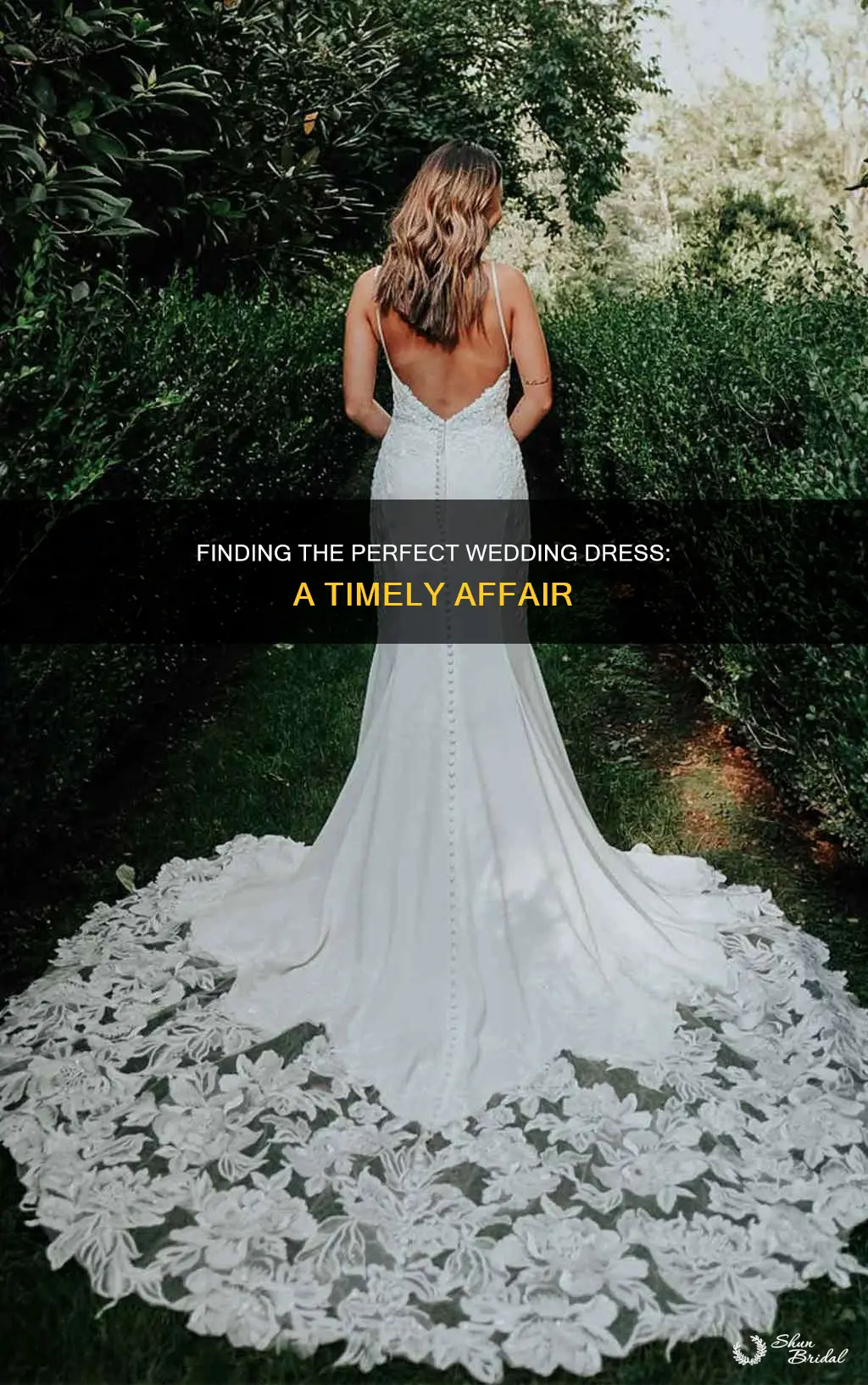 how long does it take to choose a wedding dress