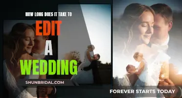 Editing Wedding Photos: The Time It Takes