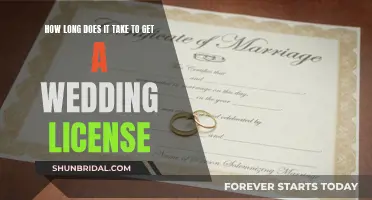 Obtaining a Wedding License: Timelines and Requirements