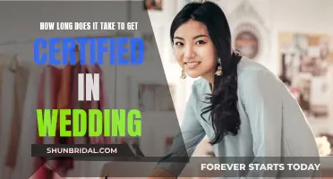 Getting Certified as a Wedding Planner: How Long Does It Take?