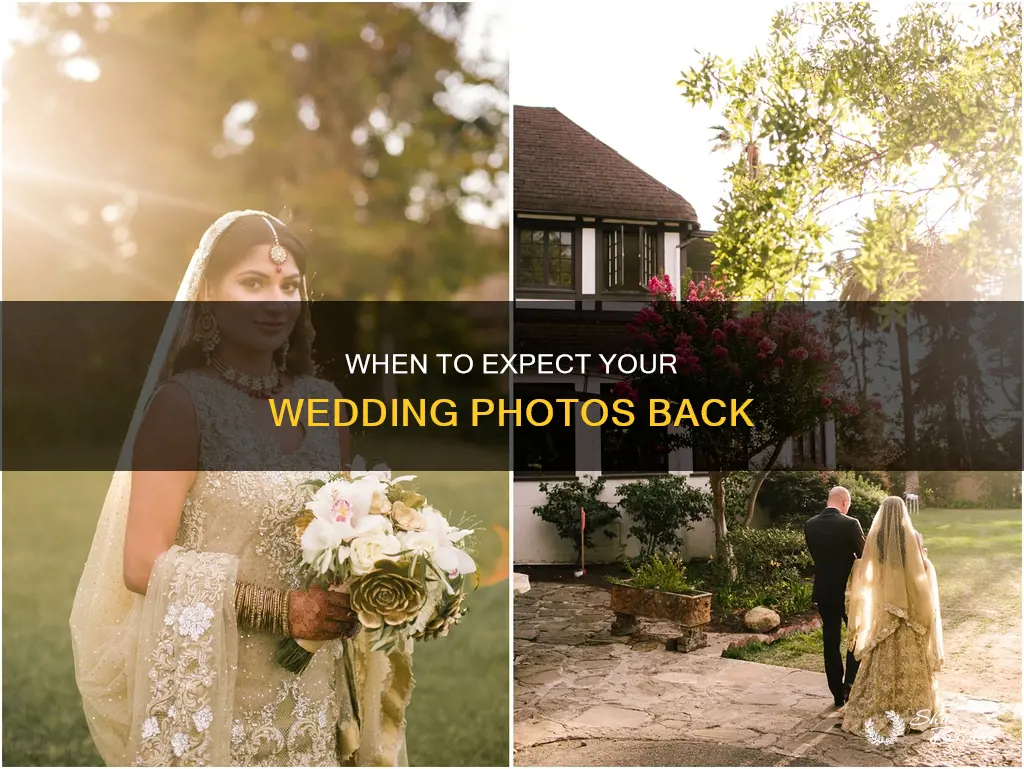 how long does it take to get wedding photography back