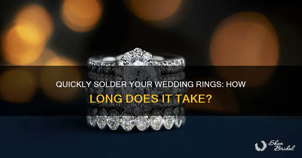 how long does it take to get wedding rings soldered