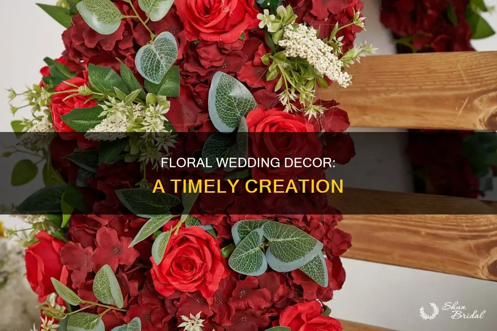 how long does it take to make floral decor wedding