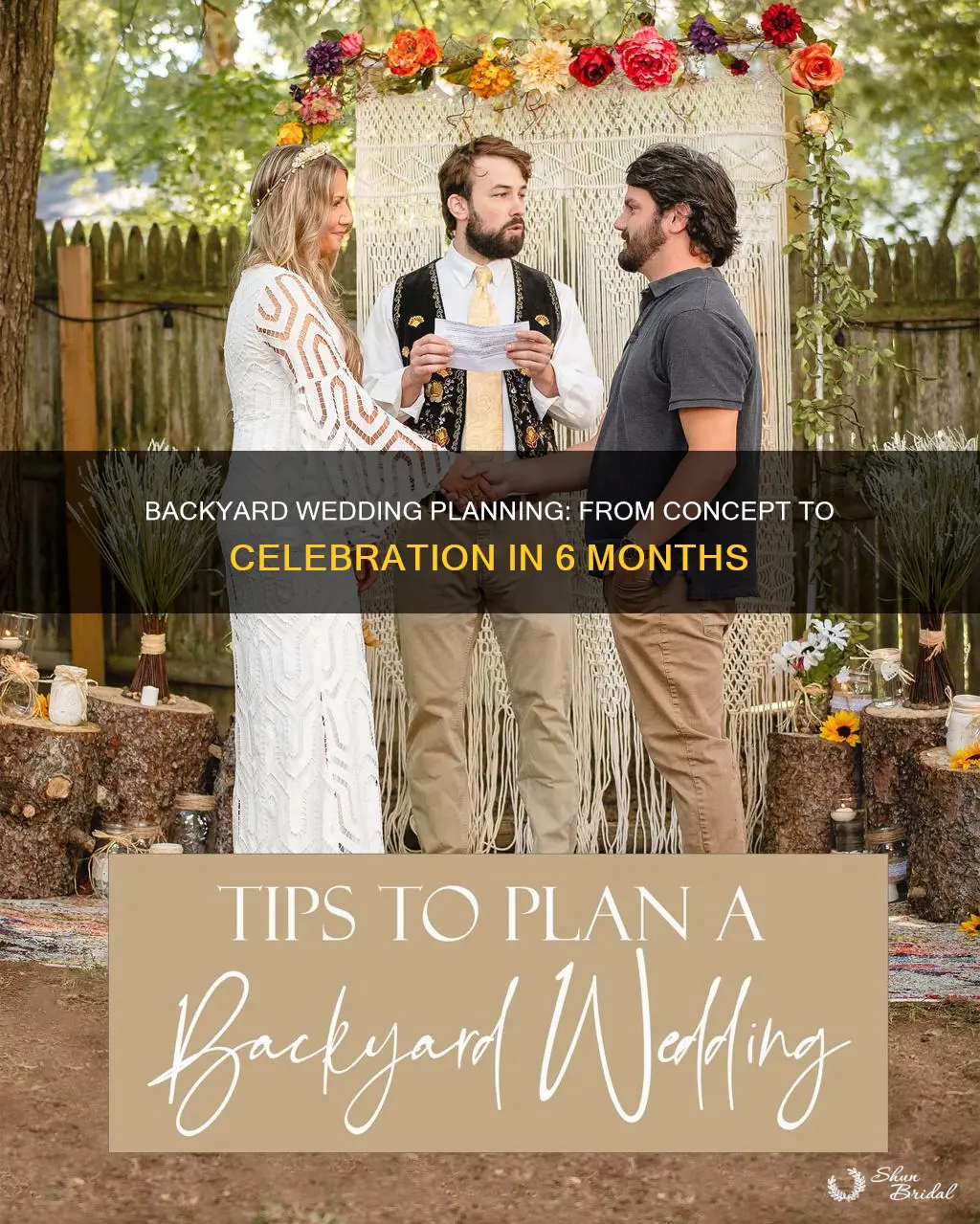 how long does it take to plan a backyard wedding