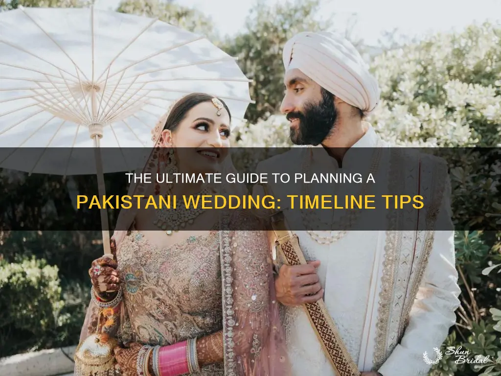 how long does it take to plan a pakistani wedding