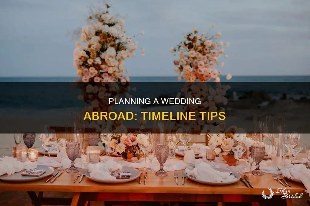 how long does it take to plan a wedding abroad