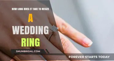 Resizing Your Wedding Ring: How Long Does It Take?