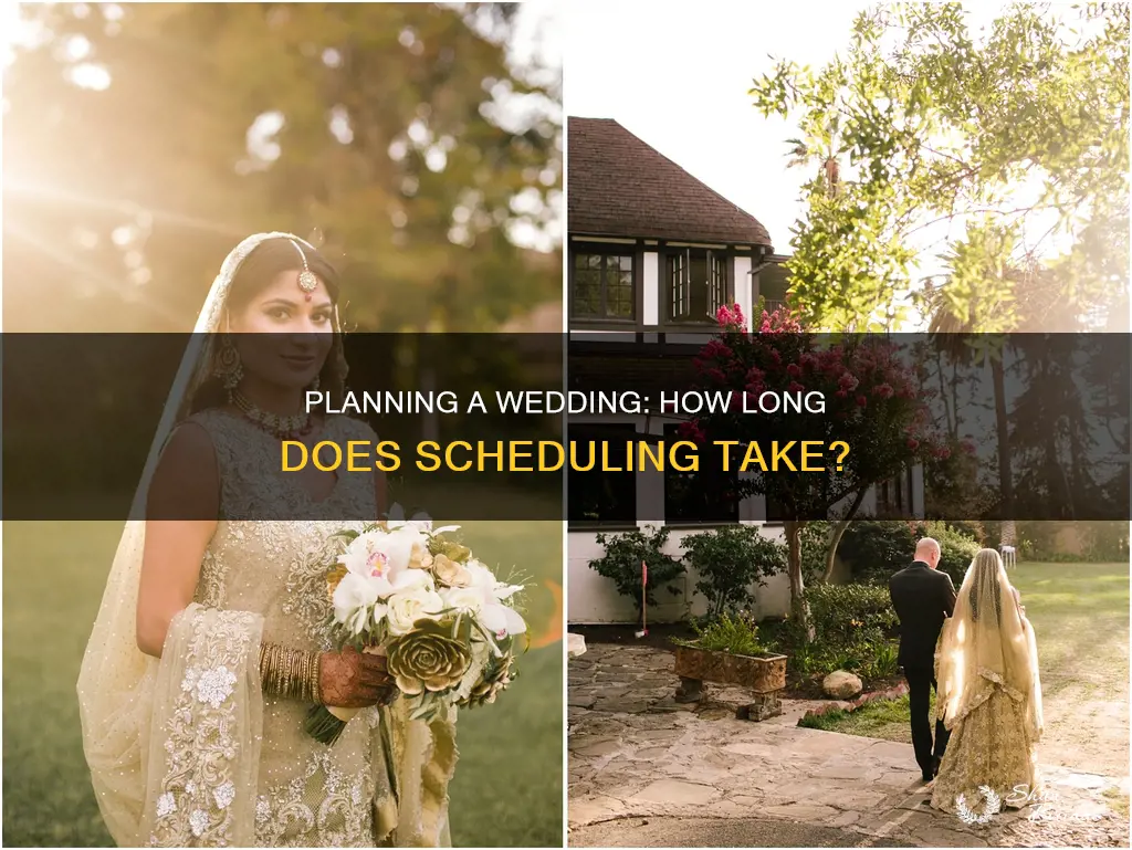 how long does it take to schedule a wedding