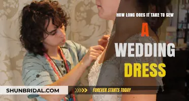 Creating a Wedding Dress: The Time It Takes to Sew