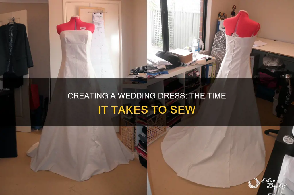 how long does it take to sew a wedding dress