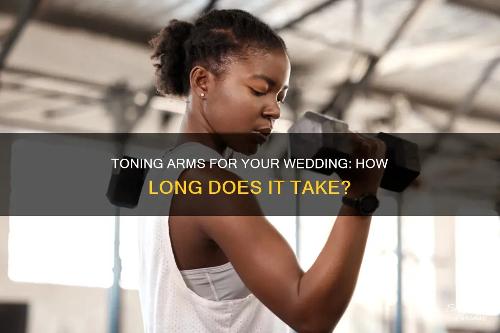 how long does it take to tone arms for wedding