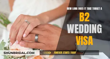Getting a B-2 Visa for Your Wedding: How Long Does It Take?