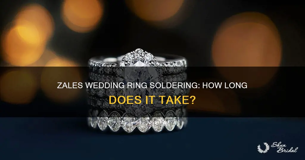 how long does it take zales to solder wedding rings