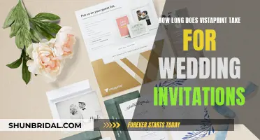 Vistaprint Wedding Invitations: How Long Do They Take?