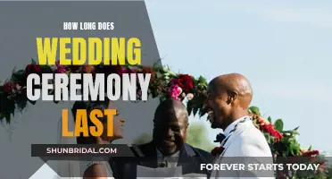 The Duration of a Wedding Ceremony Unveiled