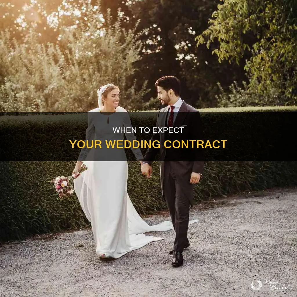 how long does wedding contract take to get