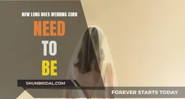 The Perfect Length for Your Wedding Cord