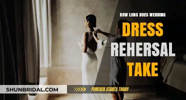 Perfecting Your Wedding Dress: The Rehearsal Timeline