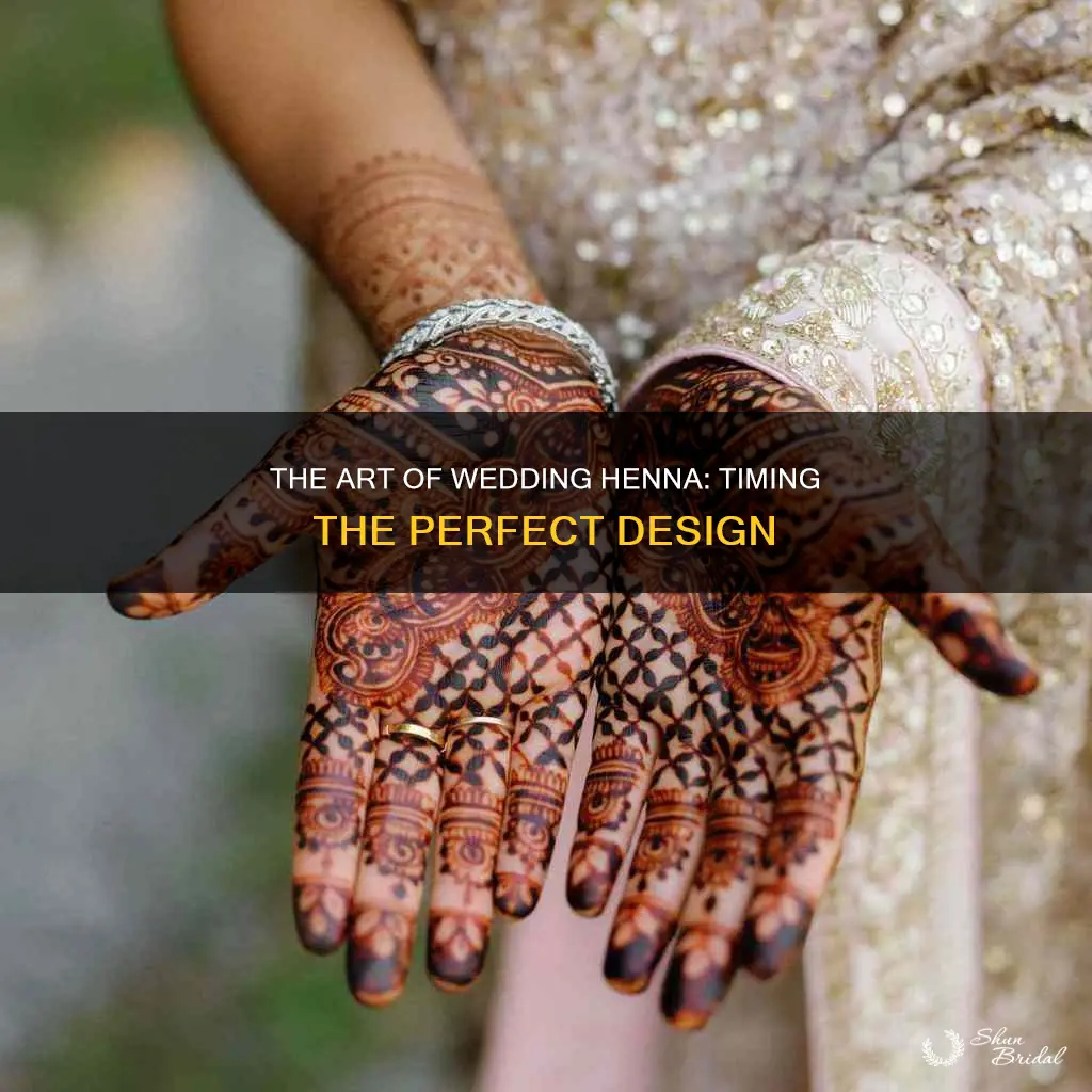 how long does wedding henna take