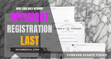 Officiant Registration: How Long Does It Last?