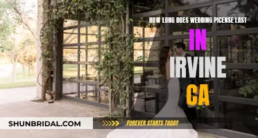 Wedding License Validity in Irvine, CA: How Long?