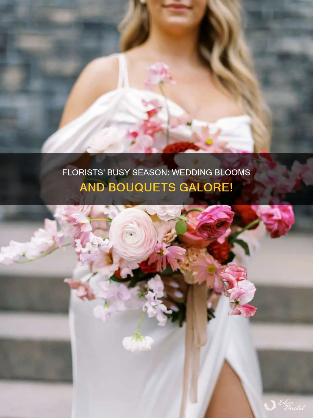 how long does wedding season last for florists