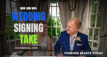 The Time Taken for Wedding Signing Explained
