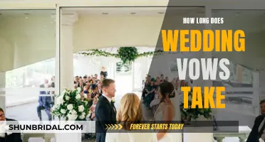 The Art of Vows: A Guide to Wedding Vows Duration