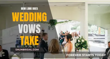 The Perfect Length for Your Wedding Vows
