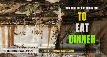 Dinner Duration at Weddings: How Long Does it Take?