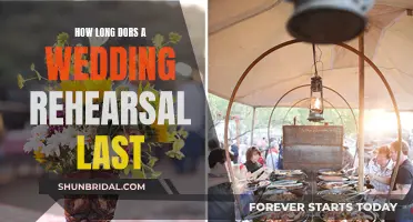A Wedding Rehearsal: How Long Should It Last?