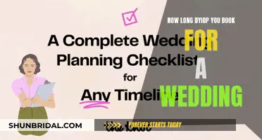 Booking Your Wedding: How Long Should You Reserve?