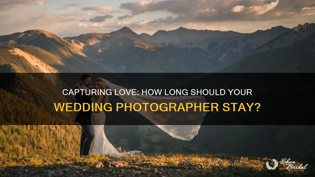 how long for a wedding photographer