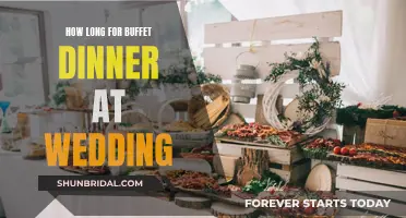 The Ultimate Guide to Buffet Dinner Timing at Weddings