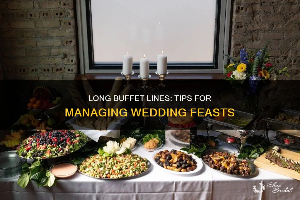 how long for buffet line at wedding