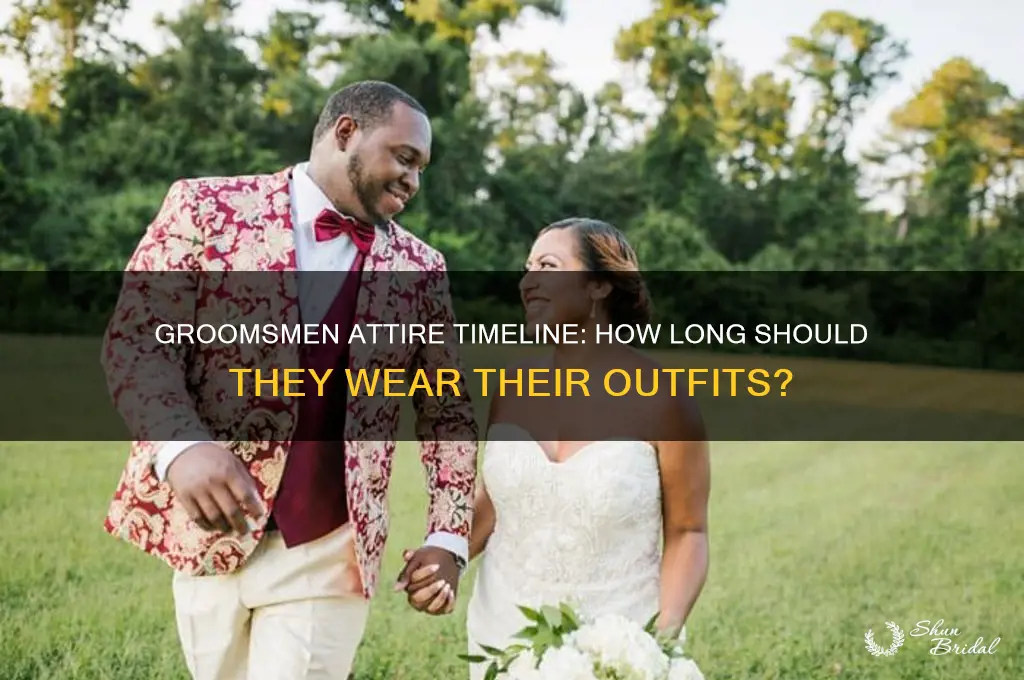 how long for groomsmen wear