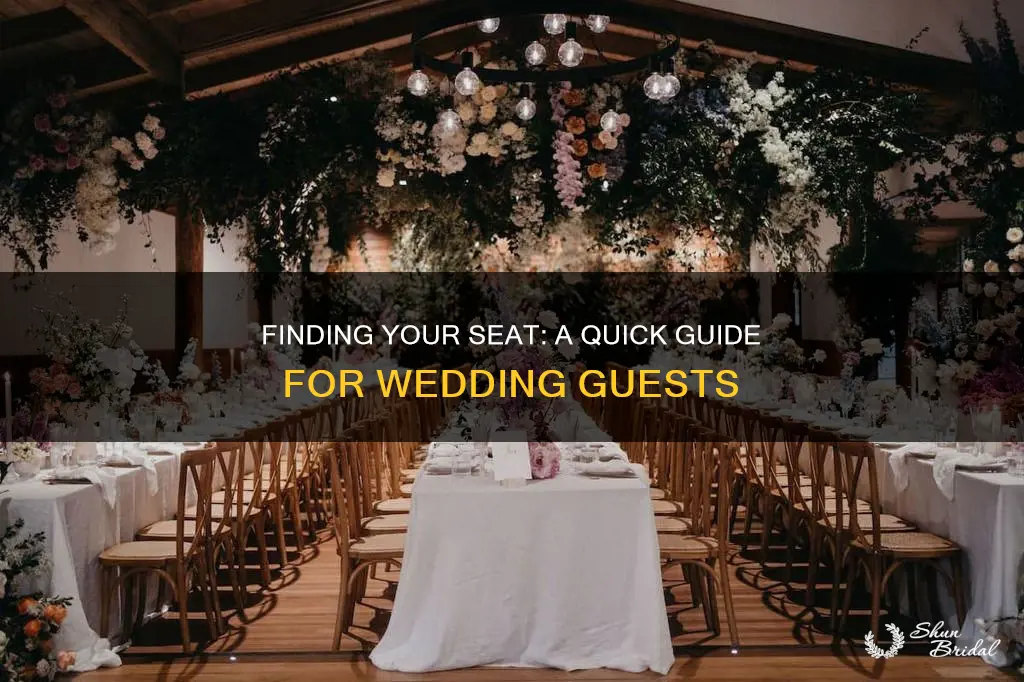 how long for guess to find seatings wedding