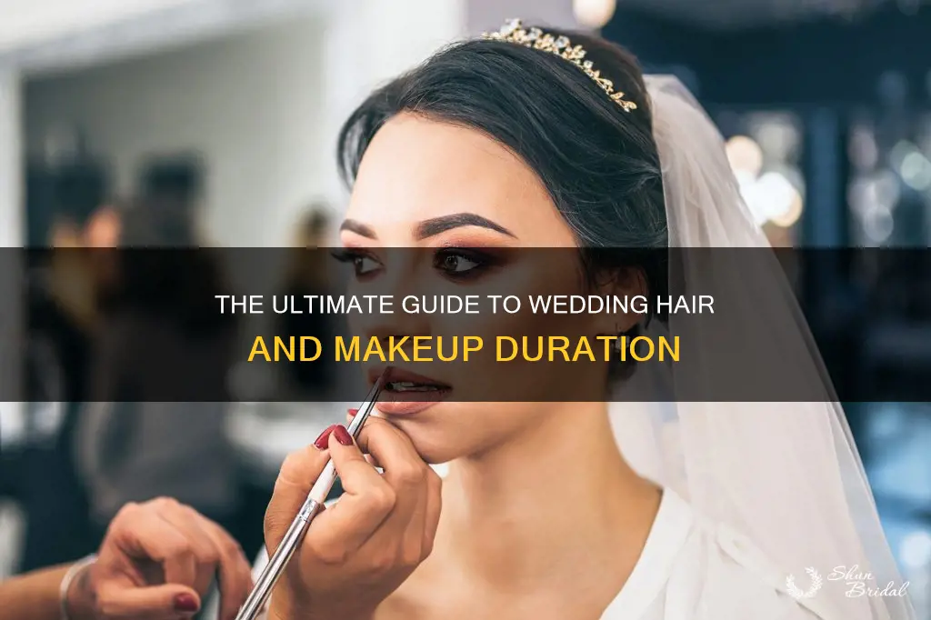 how long for hair and makeup wedding