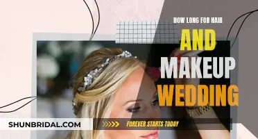 Perfect Wedding Look: Hair and Makeup Timings