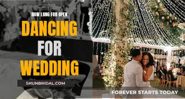 Open Dancing at Weddings: How Long is Enough?