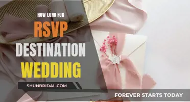 Destination Wedding RSVP Timeline: Planning Your Perfect Celebration